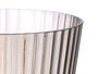 Leknes Copa Rayas Gris 400 ml con dimensiones 9x18.5x9 cm (Set de 24)