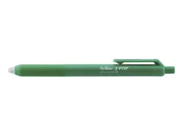 Artline Bolígrafo Retráctil J-Pop Eco Green Tinta Gel 0.7 mm Verde - 58% Material Reciclado