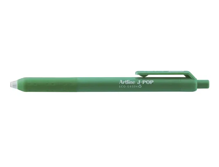 Artline J-Pop Eco Green Bolígrafo Retráctil Tinta Gel 0,7 mm Verde
