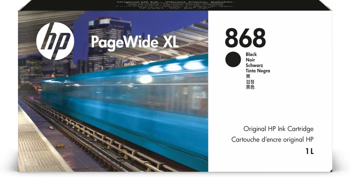 HP Cartucho de tinta negra PageWide XL 868 de 1 litro HP Cartucho de tinta negra PageWide XL 868 de 1 litro