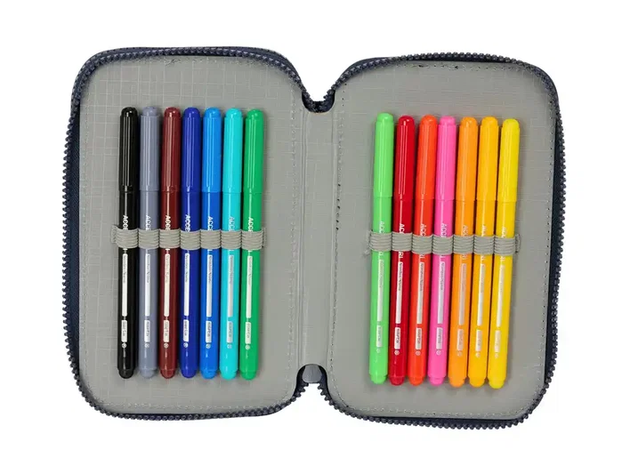 Safta Plumier Escolar Doble Pequeño El Niño Kook 29 Pcs