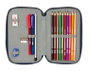 Estuche Escolar con Accesorios El Niño Kook Azul marino 12,5 x 19,5 x 4 cm 29 Piezas