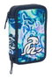 Estuche Escolar con Accesorios El Niño Kook Azul marino 12,5 x 19,5 x 4 cm 29 Piezas