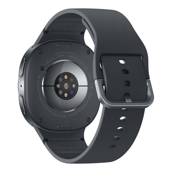 Samsung Galaxy Watch 8 SM-L330NDAAXEF Reloj Inteligente 44mm Grafito - Wear OS, 32GB, 1.5" Super AMOLED, GPS, 40h Autonomía, 5 ATM, Bluetooth 5.3, MIL-STD-810H