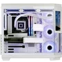 Mars Gaming Caja Gaming Semitorre MC-3TCORELCD Blanca con Pantalla IPS de 7.2', Triple Cristal Templado, ATX