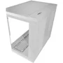 Mars Gaming Caja Gaming Semitorre MC-3TCORELCD Blanca con Pantalla IPS de 7.2', Triple Cristal Templado, ATX