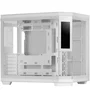 Mars Gaming Caja Gaming Semitorre MC-3TCORELCD Blanca con Pantalla IPS de 7.2', Triple Cristal Templado, ATX