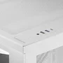 Mars Gaming MC3TCORELCDW Caja Gaming Midi Tower ATX con Pantalla IPS de 7.2'', Triple Cristal Templado, Compatible con Placas Inversas, Blanco
