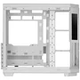 Mars Gaming MC3TCORELCDW Caja Gaming Midi Tower ATX con Pantalla IPS de 7.2'', Triple Cristal Templado, Compatible con Placas Inversas, Blanco