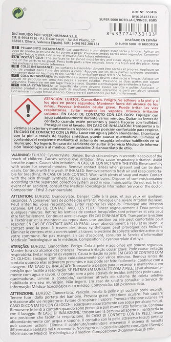 Super5000 Botella C/Pincel 8Grs (24 Unidades)