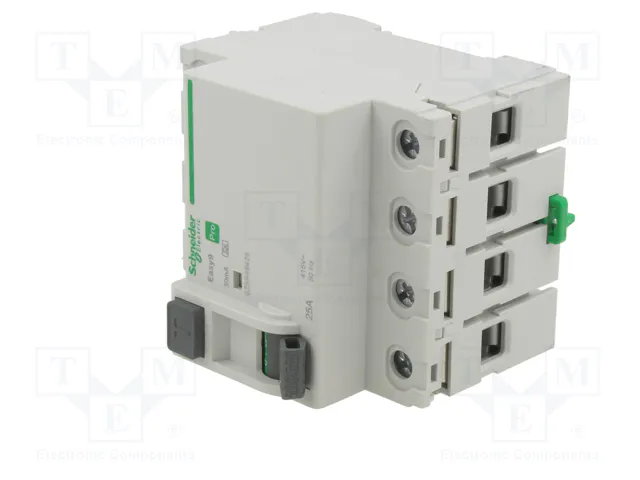 SCHNEIDER ELECTRIC Easy9 Pro Interruptor diferencial 25A 30mA 4 polos SCHNEIDER ELECTRIC Easy9 Pro Interruptor diferencial 25A 30mA 4 polos
