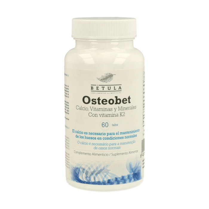 Betula Osteobet 60 comprimidos, complemento alimenticio con Calcio, Vitaminas y Vitamina K2 Betula Osteobet 60 comprimidos, complemento alimenticio con Calcio, Vitaminas y Vitamina K2