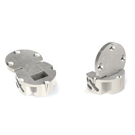 HERRAJES ALK Bisagra Plana Embutir Níquel Ø30 Para Mesa