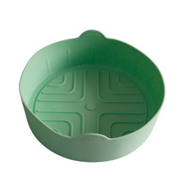 FACKELMANN Molde Redondo de Silicona para Airfryer, Perfecto para Hornear y Cocinar en Freidora de Aire