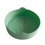 FACKELMANN Molde Redondo de Silicona para Airfryer, Perfecto para Hornear y Cocinar en Freidora de Aire