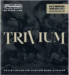 Dunlop Juego Cuerdas Bajo Eléctrico 5 Cuerdas Trivium Hybrid Heavy 45-130