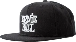 ERNIEBALL Gorra Negra Logo Eb Blanco