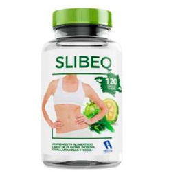 BEQUISA Slibeq 120Cap. Complemento alimenticio para control de peso con Garcinia, Vitaminas B y Yodo