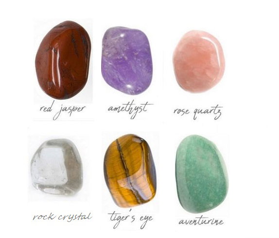 DKD Home Decor Piedras Gemas Jasper Rojo y Ametista DKD Home Decor Piedras Gemas Jasper Rojo y Ametista