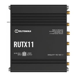 Teltonika RUTX11 Router LTE CAT6 con WiFi de doble banda y 4 puertos Gigabit LAN