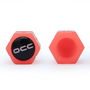 Juego de Tapones OCC Motorsport OCCLEV001 4 Unidades Fluorescente Rojo