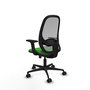 PIQUERAS Y CRESPO Silla de oficina Cilanco con mecanismo Sincro, Verde y Gris