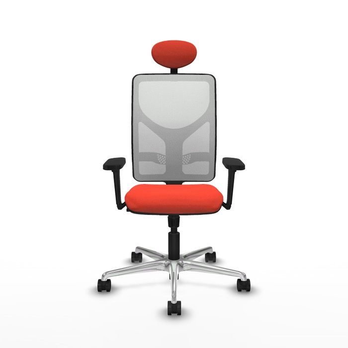 PIQUERAS Y CRESPO Silla de oficina Motilla con mecanismo Sincro, Naranja oscuro y Blanco PIQUERAS Y CRESPO Silla de oficina Motilla con mecanismo Sincro, Naranja oscuro y Blanco