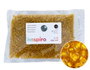 Innspiro Rocalla de vidrio redonda plateado amarillo 3,8mm 500g