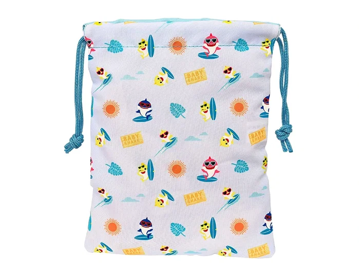 Safta Saquito Merienda Baby Shark Surfing 20x25cm