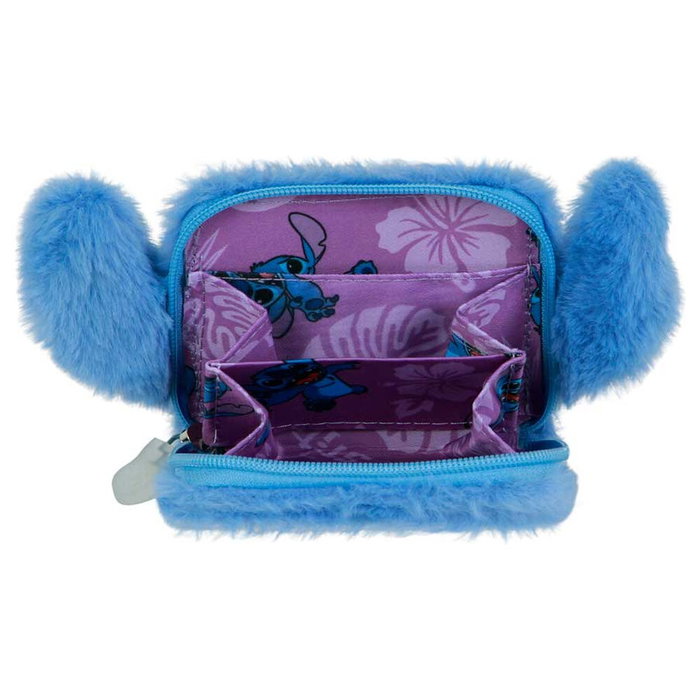 Karactermania Monedero Plush Heart Lilo y Stitch Azul