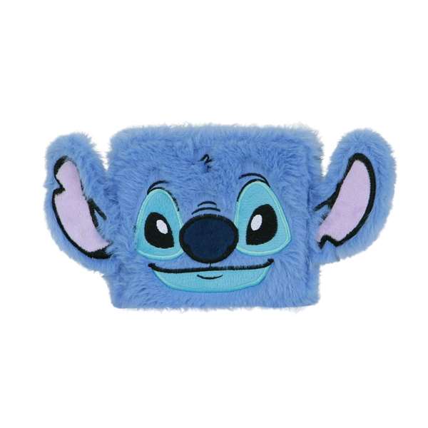 Karactermania Lilo y Stitch Monedero Plush Heart Poliéster Azul 11x11x3cm