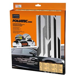 Foliatec Vinilo Decorativo para Coche Diseño Street Negro