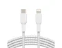 Belkin Boost Charge Cable USB-C a Lightning Trenzado 1m Blanco