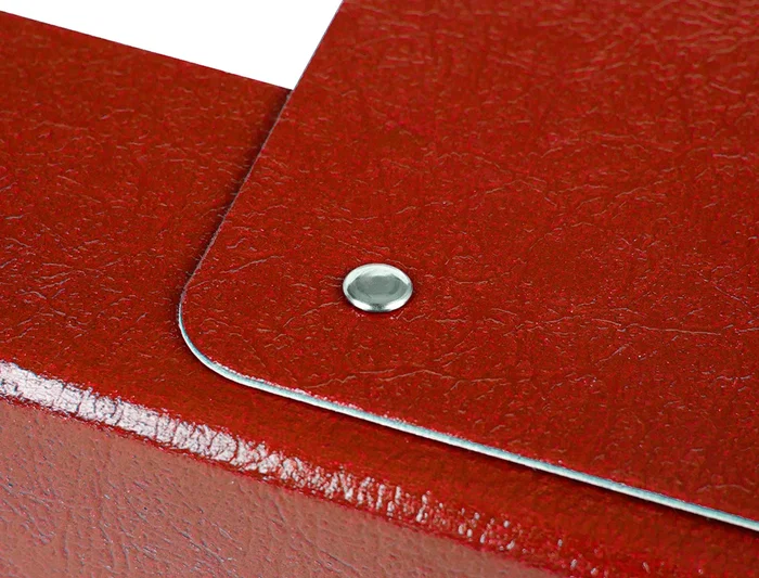 Liderpapel Carpeta proyectos folio lomo 70mm cartón gofrado roja 245 x 345 mm