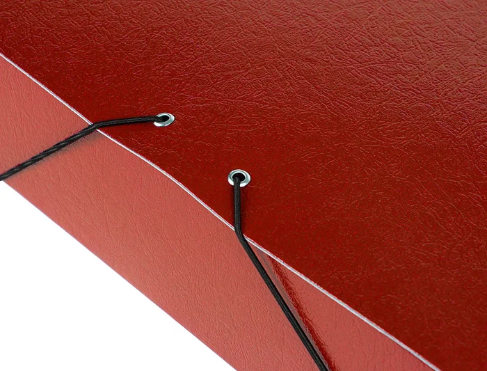 Liderpapel Carpeta proyectos folio lomo 70mm cartón gofrado roja 245 x 345 mm