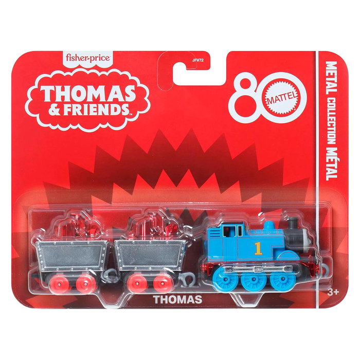 Fisher-Price Locomotora Thomas 80 Aniversario Thomas Y Friends JFV72 Edición Coleccionista Compatible con Pistas