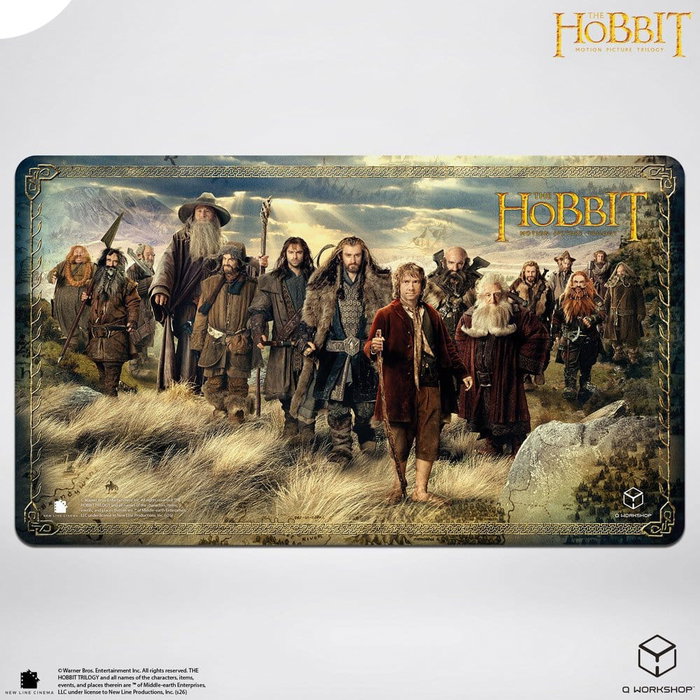 Q Workshop El Hobbit Tapete de juego Thorin's Company Q Workshop El Hobbit Tapete de juego Thorin's Company