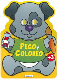 SUSAETA EDICIONES, Pego y coloreo animales 4 - SUSAETA EDICIONES