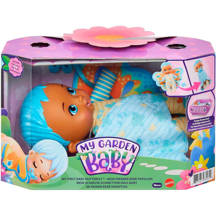 Mattel My Garden Baby Mi Primer Bebe Mariposa Azul Hbh38