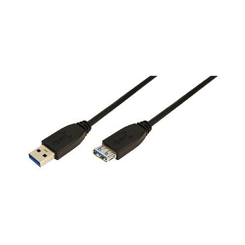 LogiLink Cable USB A a USB A 3.0 Macho/Hembra, 2m, Negro LogiLink Cable USB A a USB A 3.0 Macho/Hembra, 2m, Negro