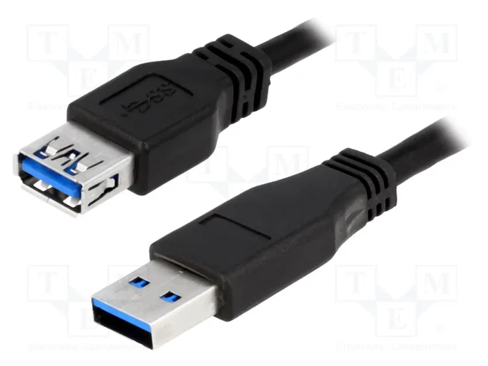 LogiLink Cable USB A a USB A 3.2 Gen 1, 2m, Negro LogiLink Cable USB A a USB A 3.2 Gen 1, 2m, Negro