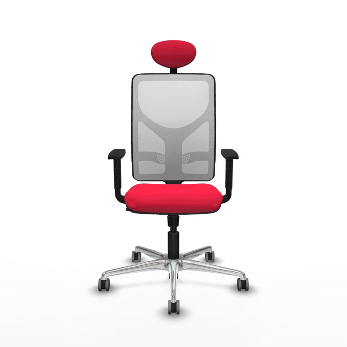PIQUERAS Y CRESPO Silla de oficina Motilla con mecanismo Sincro, Rojo y Blanco PIQUERAS Y CRESPO Silla de oficina Motilla con mecanismo Sincro, Rojo y Blanco