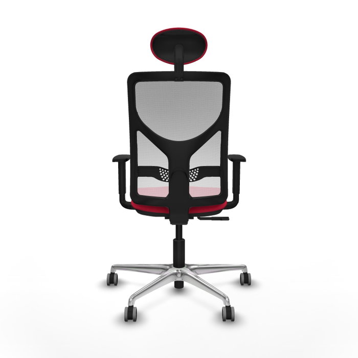 PIQUERAS Y CRESPO Silla de oficina Motilla con mecanismo Sincro, Rojo y Blanco PIQUERAS Y CRESPO Silla de oficina Motilla con mecanismo Sincro, Rojo y Blanco