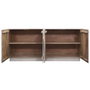 DKD Home Decor Buffet de Mango 180x40x80 Irregular Crema
