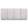 DKD Home Decor Buffet de Mango 180x40x80 Irregular Crema