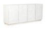 DKD Home Decor Buffet de Mango 180x40x80 Irregular Crema