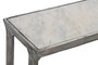 DKD Home Decor Alu antik 23 Consola Mármol Aluminio Plateado Blanco 108 x 79 x 30 cm Set de 2