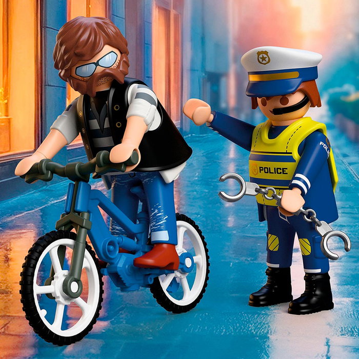 PLAYMOBIL City Action Robo de Bicicleta 72076 PLAYMOBIL City Action Robo de Bicicleta 72076