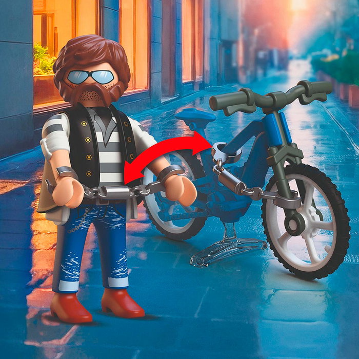PLAYMOBIL City Action Robo de Bicicleta 72076 PLAYMOBIL City Action Robo de Bicicleta 72076