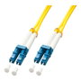 Lindy 47450 Cable de fibra óptica monomodo LC-LC OS2 de 1 m